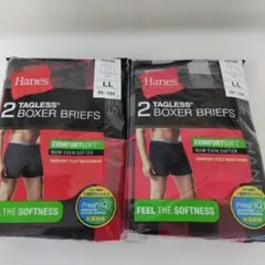 Hanes ボクサーブリーフ 2枚組✕２点 LLサイズ 新品のサムネイル