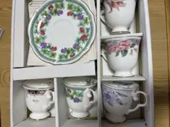 HOYA 花柄 ティーカップセット