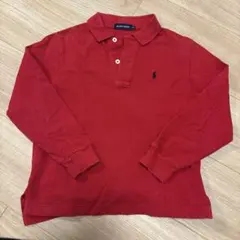 ラルフローレン Ralph Lauren 長袖ポロシャツ 赤 120