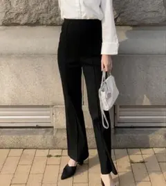 KOBE LETTUCE のびのびストレッチセンターラインマタニティパンツ