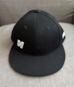 新品 ニューバランス ロゴ刺繍 キャップ 黒 タグ付