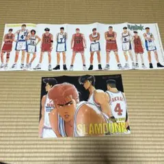 SLAM DUNK ポスター 2枚セット 井上雄彦　ジャンプ綴込み