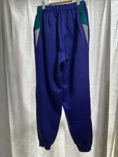 トラックパンツ ジョガーパンツ パープル グリーン ジャージ Mサイズ