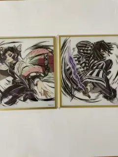 鬼滅の刃　WEBSHOPくじ　アクリル色紙　胡蝶しのぶ　伊黒小芭内