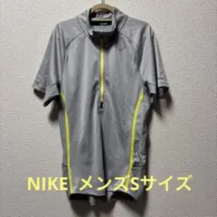 Nike ハーフジップ ランニングシャツ グレー/イエローお値下げ中
