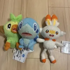 ポケモン サルノリ ヒバニー メッソン ぬいぐるみ 一番くじ - メルカリ