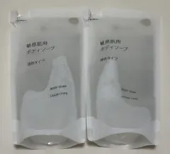 新品未開封 無印良品 敏感肌用 しっとり化粧水 ボディソープ 詰替セットのサムネイル