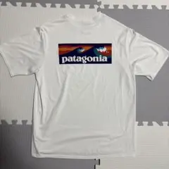 patagonia バックプリント Tシャツ ホワイト