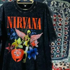 nirvana anvil Tシャツ カートコバーン ブラウン L - メルカリ