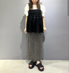 最終価格❤️アメリカンホリック　トップス　キャミソール　チュールボリュームフリル