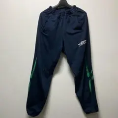 アンブロ UMBRO ジャージパンツ ネイビー グリーン Ｌサイズ