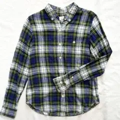 KAMAKURA SHIRTS チェック シャツ グリーン 長袖 ワイシャツ 春のサムネイル