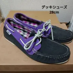 VANS　デッキシューズ　28cm　紫のサムネイル