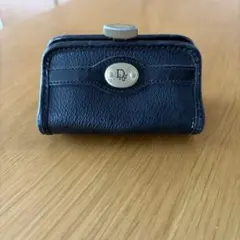 Christian Dior コインケース 小銭入れ レザー ブラック