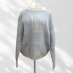 ★ITS’DEMO ニットセーター Free 水色 秋冬★