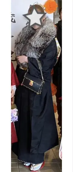 SAGA FOX ファー ショール 成人式 ブラウン系