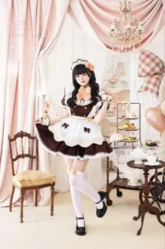 あっとほぉーむカフェ Malymoon マリームーン メイド服 コーラルピンク