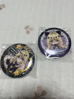 名探偵プリキュア キュアアルカナシャドウ 缶バッジ 2個 森亜るるか