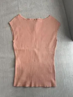 ジャスグリッティー　ノースリーブパールニット　ピンク