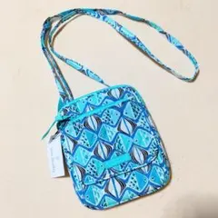★希少★ Vera Bradley ショルダーバッグ キルティング 魚柄のサムネイル