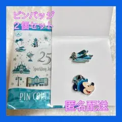 東京ディズニーシー25周年 スパークリング・ジュビリー ピンバッジ