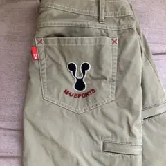 M.U SPORTS レディース ゴルフパンツ カーキ
