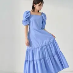 【新品タグ付】3WAYパフスリーブワンピース