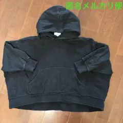 nunuforme ヌヌフォルム スエットパーカー　ブラック　L