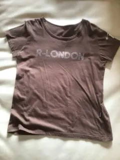 R-LONDON ブラウン Tシャツ