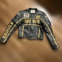 KADOYA BLACK HORSE レザージャケット　パンチングレザー