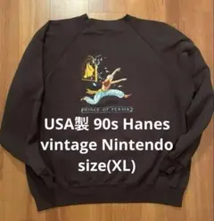 USA製 90s Hanes スウェット vintage Nintendo XL