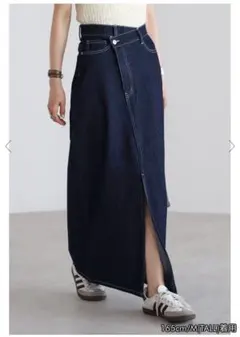 デニムスカート ロングスカート