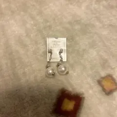 未使用品 パールとゴールド ピアス