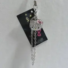 ハローキティ　ミニチャーム　キラキラ　チャーム　ストラップ　根付け　2012