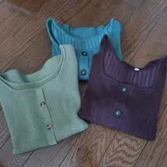 サマーニット 半袖 3点セット