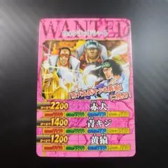 ワンピース ワンピーベリーマッチW ウォンテッドシート 海軍三大将