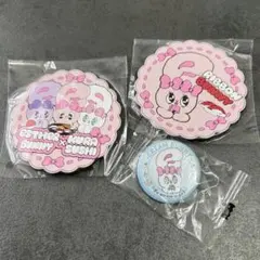 エスター・バニー x Kura Sushi コースター　缶バッチ