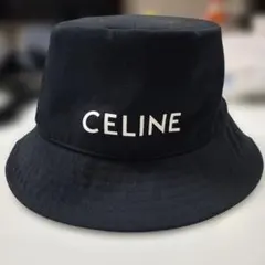 CELINE ブラック バケットハット L