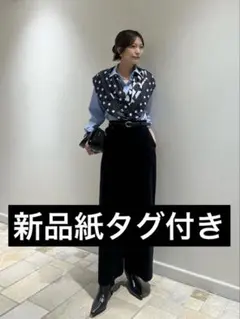 ルーニィ新品紙タグ付き⭐️洗えるコーデュロイベイカーパンツコットンストレッチパンツのサムネイル