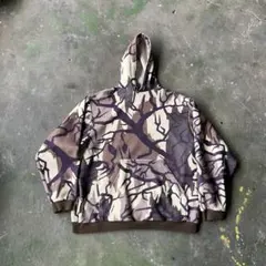 90s USA製 カーハート Mossy Oak ベロア パーカー XL 美品 | Mercari
