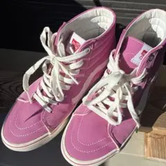 Vans ピンク ハイカットスニーカー