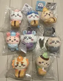 ちいかわ 配達員 マスコット コンプセット ノベルティ買い物かご付き