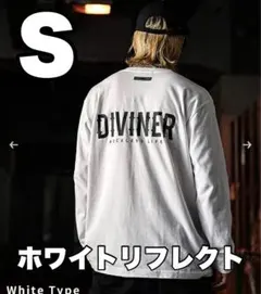 ディバイナー　Standard Back Logo L/TEE 白　s'サイズのサムネイル
