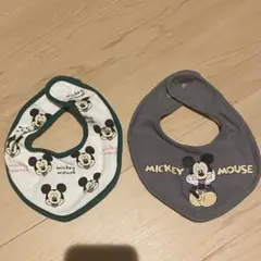 ミッキーマウス スタイ 2枚セット