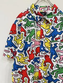 【美品】サイズＭ　H&M　Keith Haring　キースヘリング　半袖シャツ