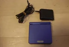 ゲームボーイアドバンスSP 本体 アズライトブルー ACアダプター付 完動良品