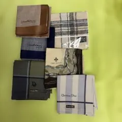 新品未使用 ハンカチ6枚セット Dior Balmain Hallmark 他