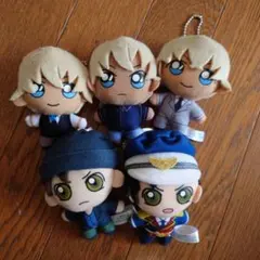 名探偵コナン キーチェーンマスコット 5体セット 安室透 赤井秀一