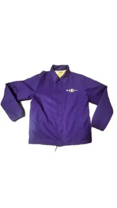 Champion 紫 ナイロンジャケット