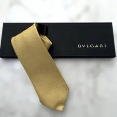 【新品未使用】　BVLGARI 花柄 シルク100%ネクタイ